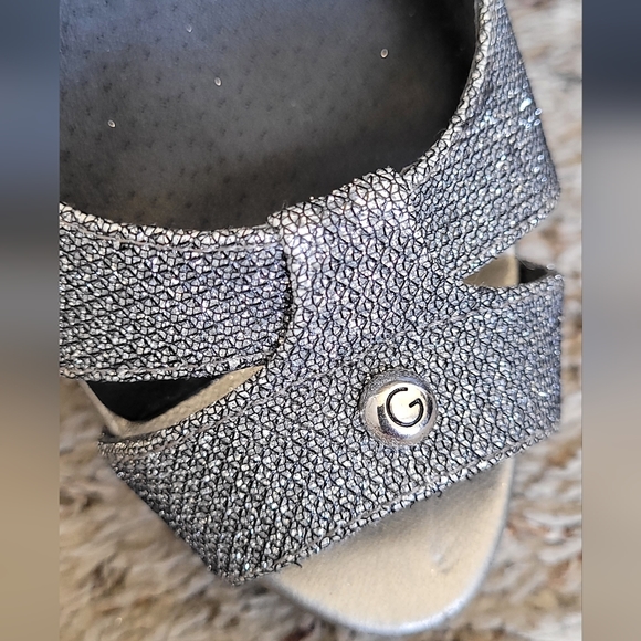 Guess - Glitter Ankle Strap Heels - Picture 3 of 6